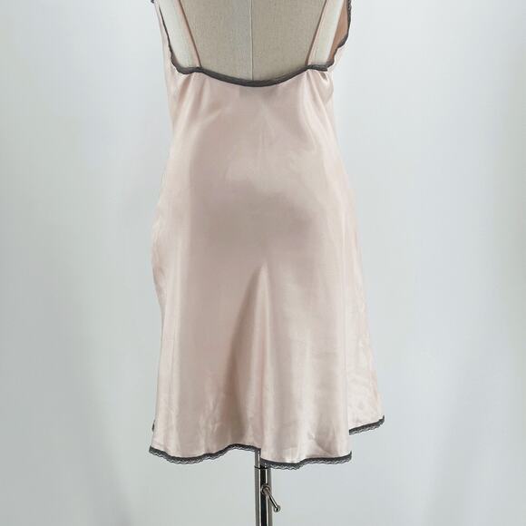 VTG Wendy Ann Satin/Lace Lingerie Mini Slip Small Coquette Feminine Dainty Pink - Picture 5 of 8